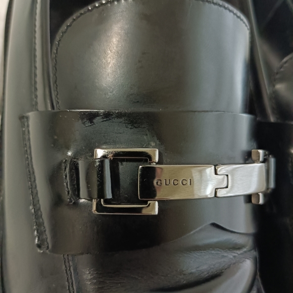 Gucci men\'s iconic horsebit Loafers size 9.5D main image 14